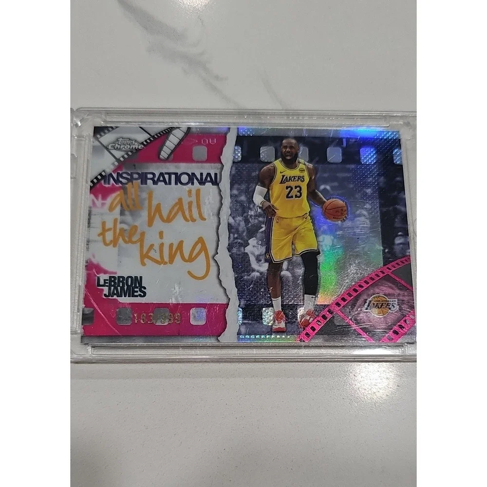 2025-26 Topps Chrome - Inspirational LeBron James #IP-1 Magenta Refractor /399